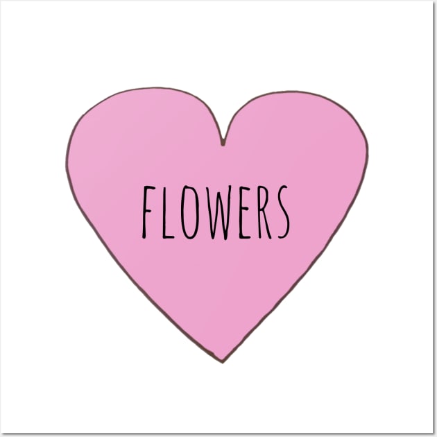 Love Flowers Wall Art by wanungara